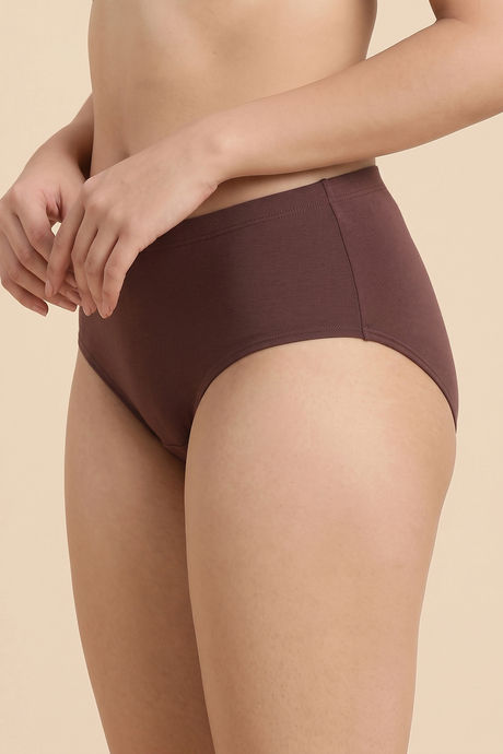 Zivame Medium Rise Full Coverage Hipster Panty (Pack of 3) - Multicolor — image 10